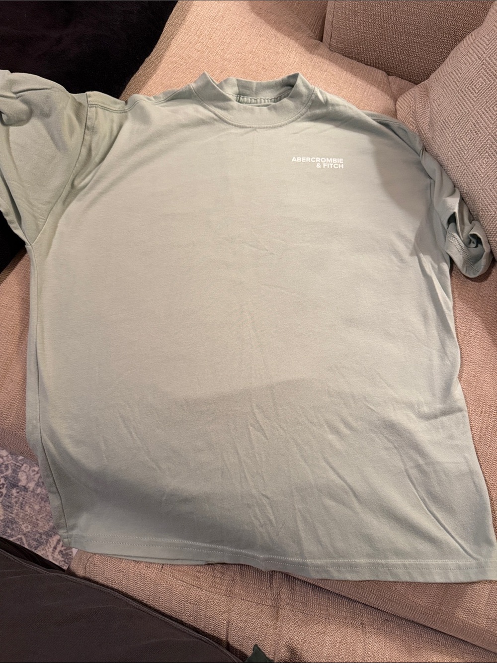 Abercrombie & Fitch Boys Short Sleeve Tee in Sage Green